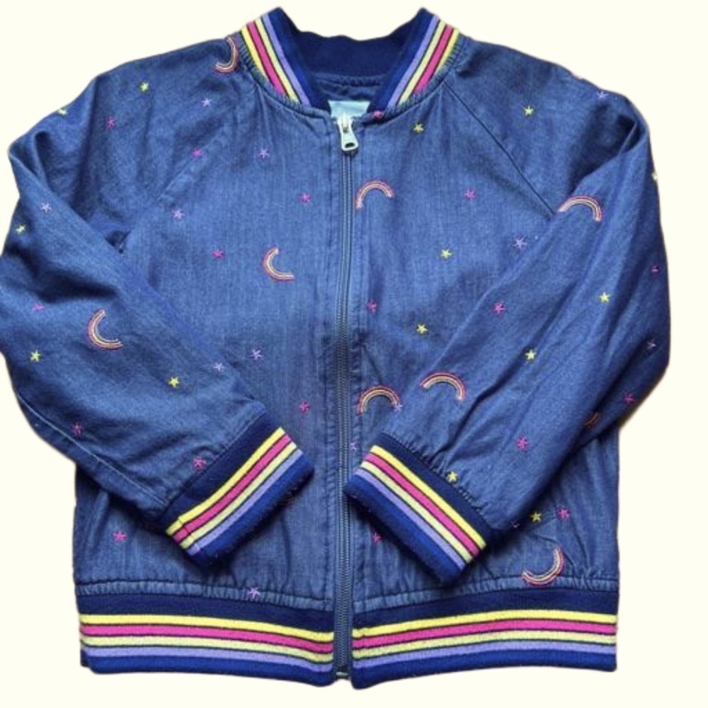 Cat & Jack Rainbow Jacket  S 6/6X